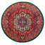 Tapis brique / bleu Tibo-1753515577