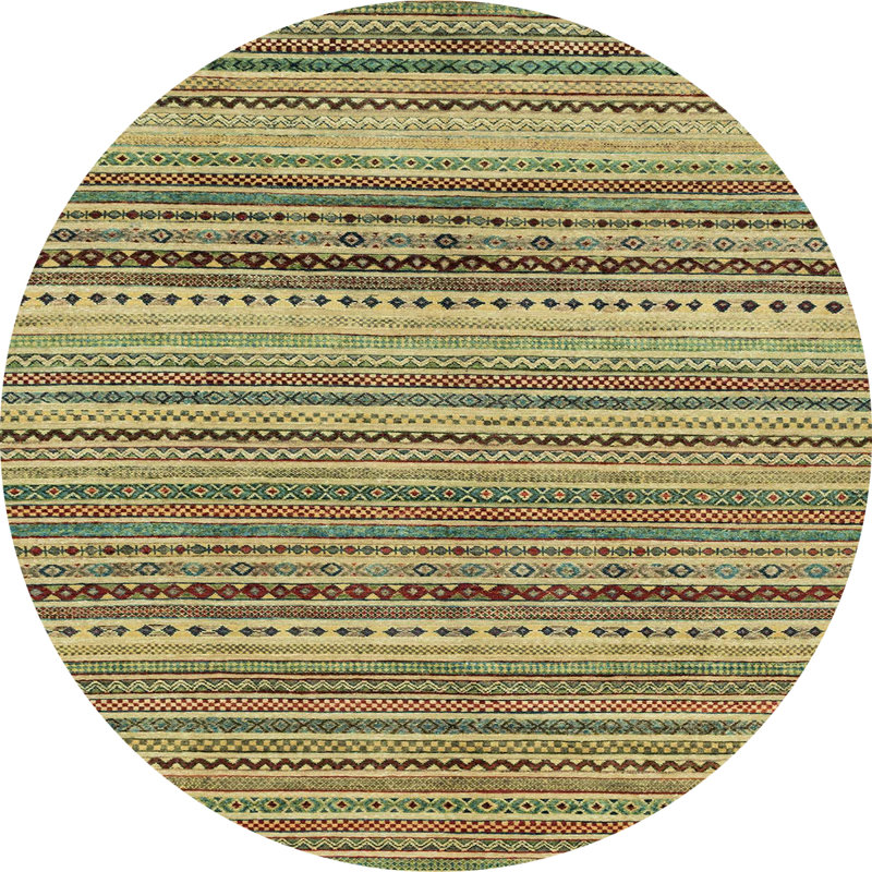 Abstract Indoor Rug, Round 3'