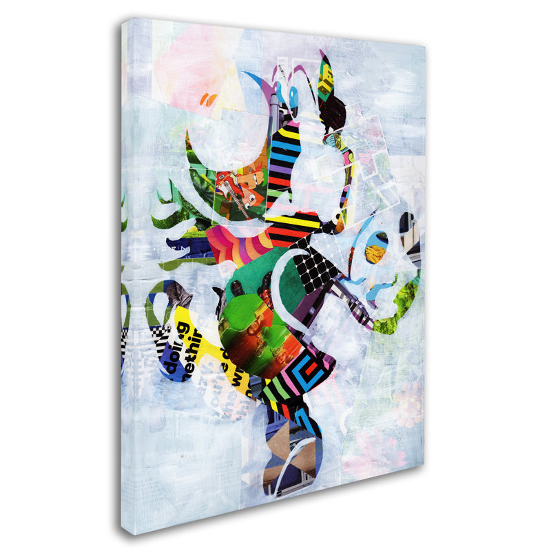 Art sur toile Aylinn «Yoshi 2», H 19 po x l 14 po