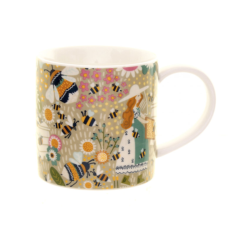 Bee Keeper Bone China Coffee Mug