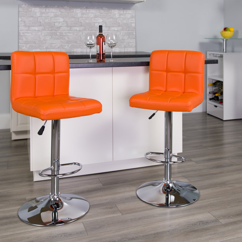 Tabouret de bar Leonardo, Orange