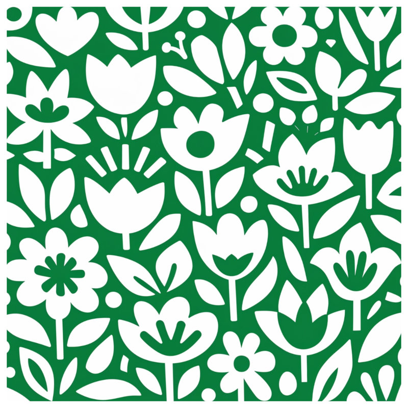 Coussins décoratifs blancs à motif floral double face, 20 x 20 inches