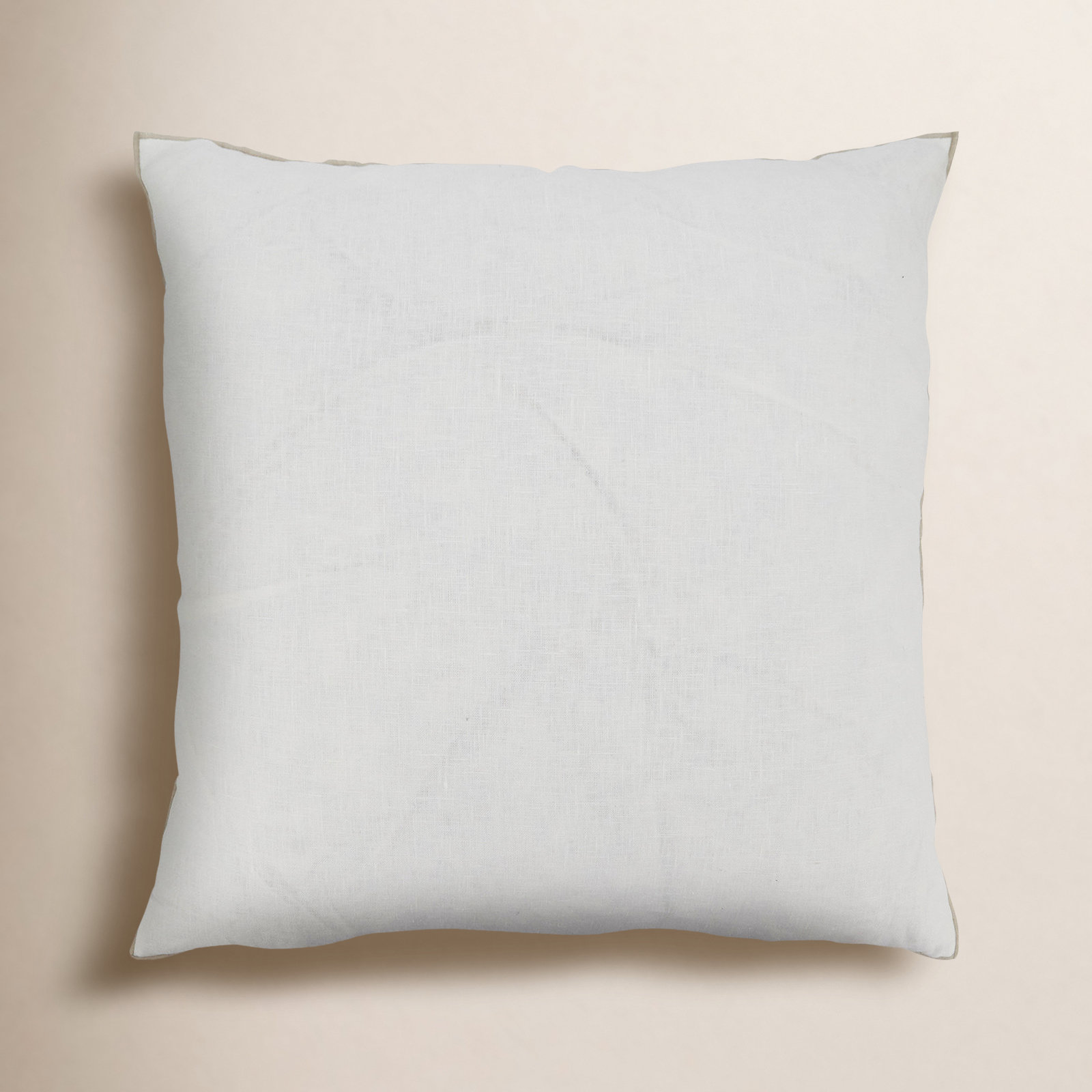Riggs 20" x 20" Linen Pillow Cover, Ivory