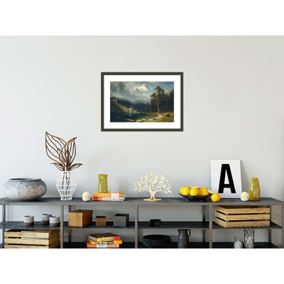 «Mount Corcoran» par Albert Bierstadt, Albert Bierstadt - Impression giclée encadrée