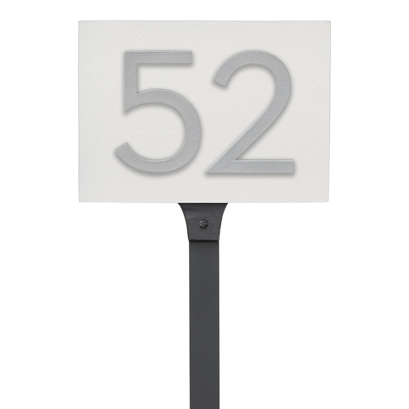 Rectangle pour pelouse, Blanc / argent, Oui