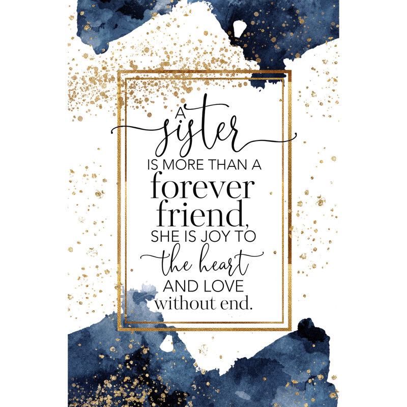 Wood Plaque Wall Décor, A Sister is More than a Friend