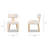 20 " H Chenille Upholstered Side Chair