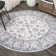 Lazo Modern Persian Vintage Light Gray/Red Rug