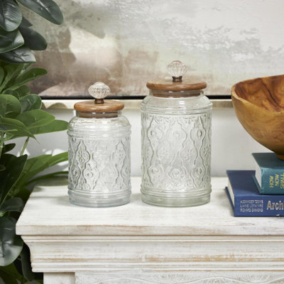 Gelisha Glass Jar - Set of 2