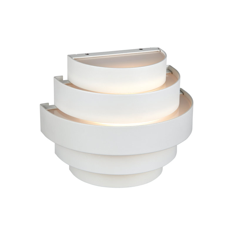 Chip 2 - Bulb Integrated LED Outdoor Flush Mount, White