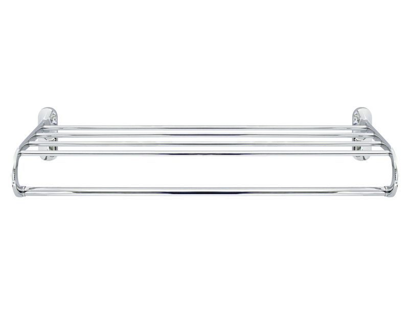 Lollar Metal with Towel Bar, Polished Chrome