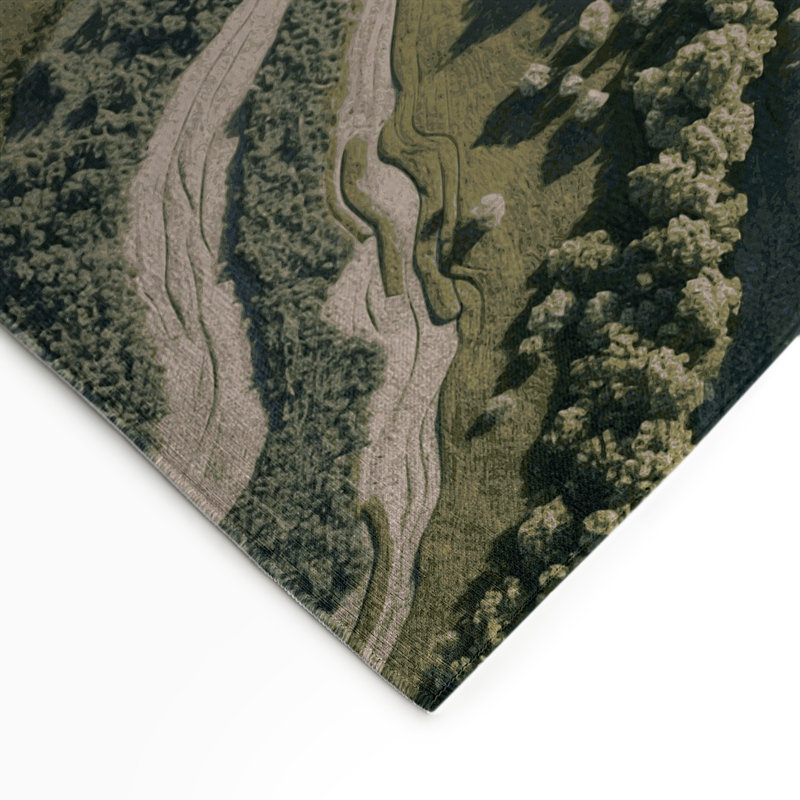 Tapis intérieur et extérieur gris Nature, Rectangle 9 pi x 12 pi