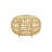 Franco Albini Small Rattan Ottoman-117257706