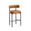 Upholstered Faux Leather Counter Stool-354249211-354249209