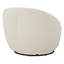 Fauteuil Barral pivotant rembourré Macry-124140789