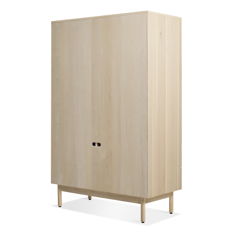 Shale 2 - Door Armoire, Hickory