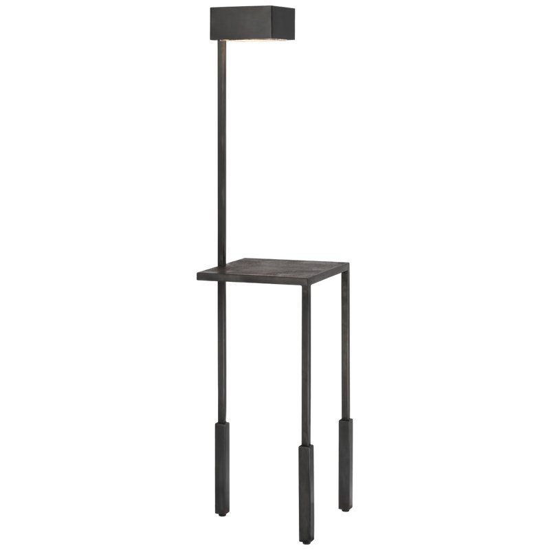 Nimes LED Tray Table Floor Lamp, Bronze