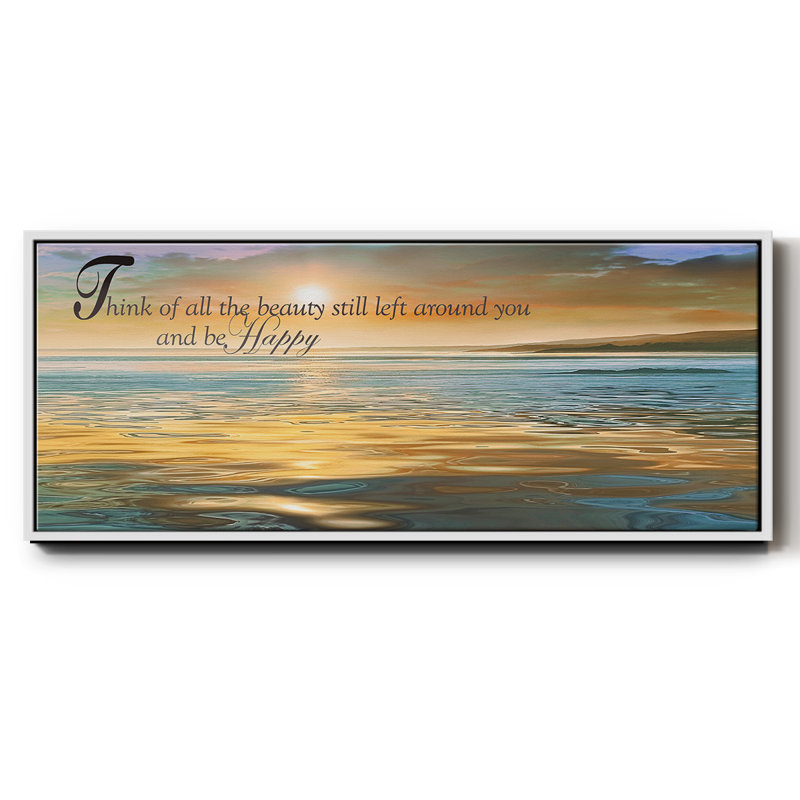 All The Beauty- Framed Canvas