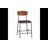 Bridgestone Upholstered Counter Stool with Metal Frame-1482371583