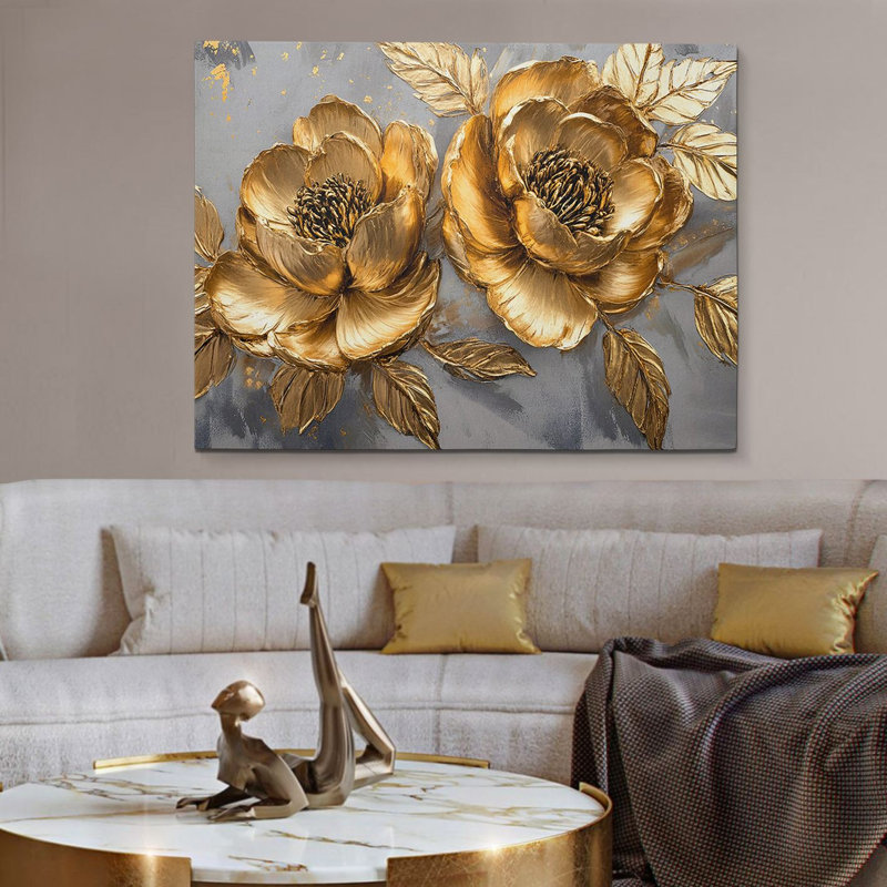 Peinture décorative sur toile, 27.6" H x 39.4" W