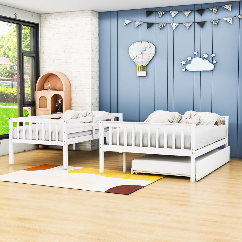 Lit superposé convertible Holzworth, Blanc