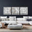 «Home - Where Our Story Begins» par Marla Rae, art mural en verre acrylique, ensemble de 3 pièces-102055916