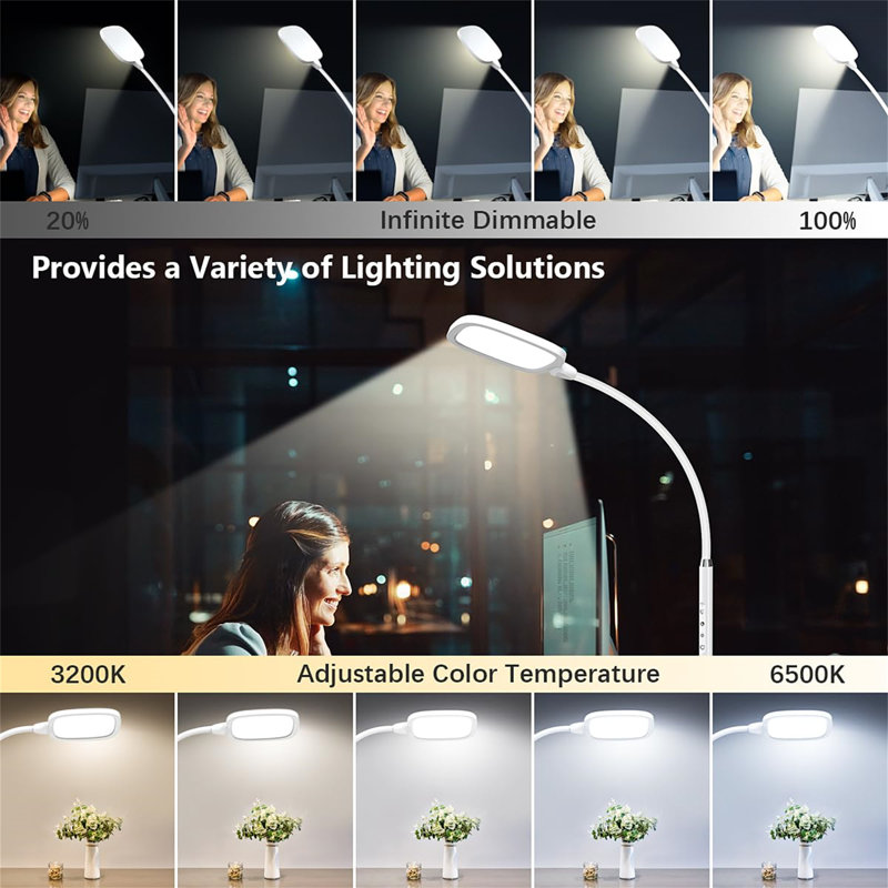 Desk Lamp, White