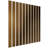 Adjustable Acrylic Slat Wall Panel Kit w/ 4"W Slats-97800229-97800224