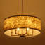 Lustre cylindrique 24 lumières 6 pouces Capiz-382826765