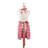 Christmas Apron Christmas Gingham Cotton Apron Sets