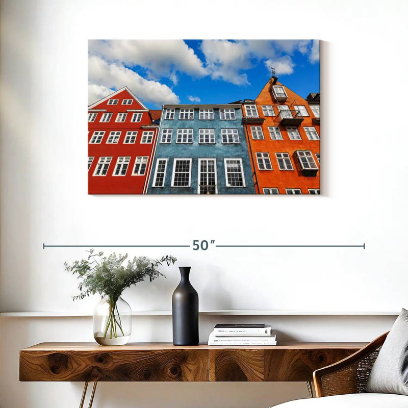 Copenhagen Architecture, 24" H x 36" W