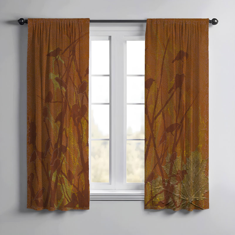 Paire de rideaux semi-transparents Sharonica, L 56 po x H 78 po