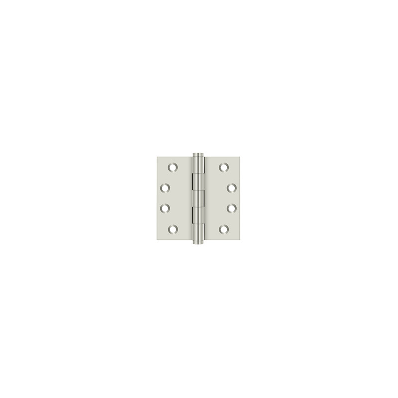 102'' x 102'' Butt Bearing Hinge, Polished Nickel