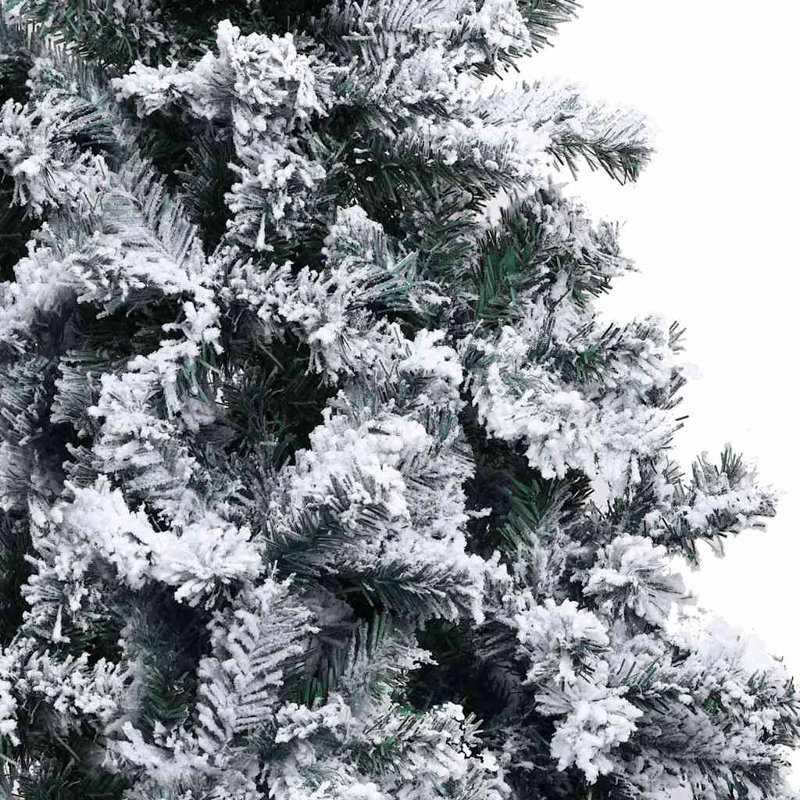 Arbre de Noël artificiel vert avec effet de neige en PVC 59 pouces