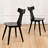 Bordie 17" Wide Modern Minimalist Solid Wood Ergonomic Curved Backrest Dining Side Chair-1113915609