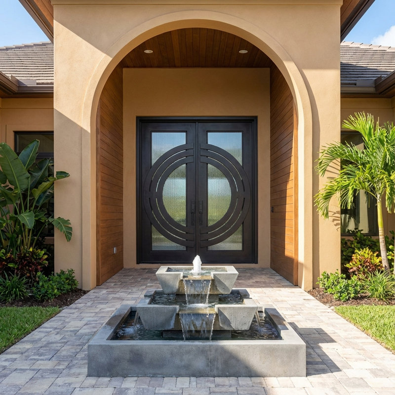 Circa Double Iron Doors