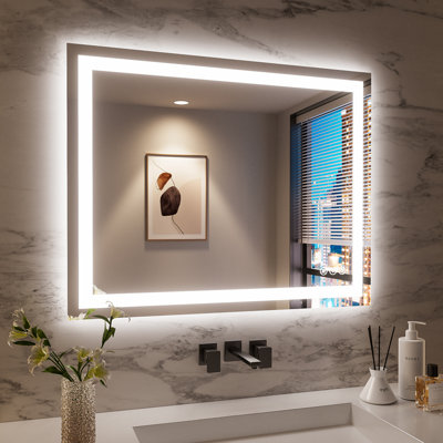 Frameless LED Bathroom Mirror,Smart Mirror