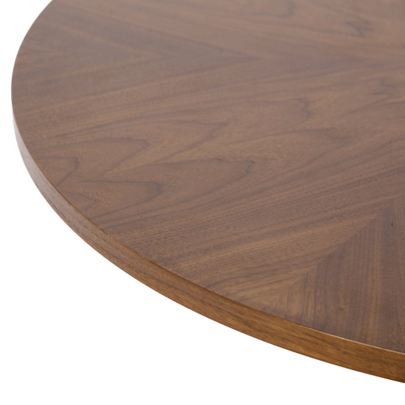 Round Metal Base Dining Table