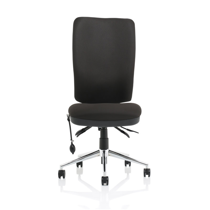 Polyester Blend Task Chair, Black