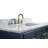 43'' Marble Single Bathroom Vanity Top with Sink