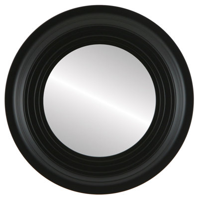 Pinter Wood Round Wall Mirror