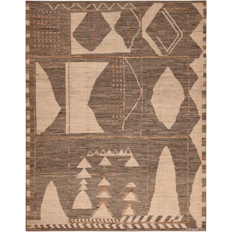 Primitive Design Modern Moroccan Rug