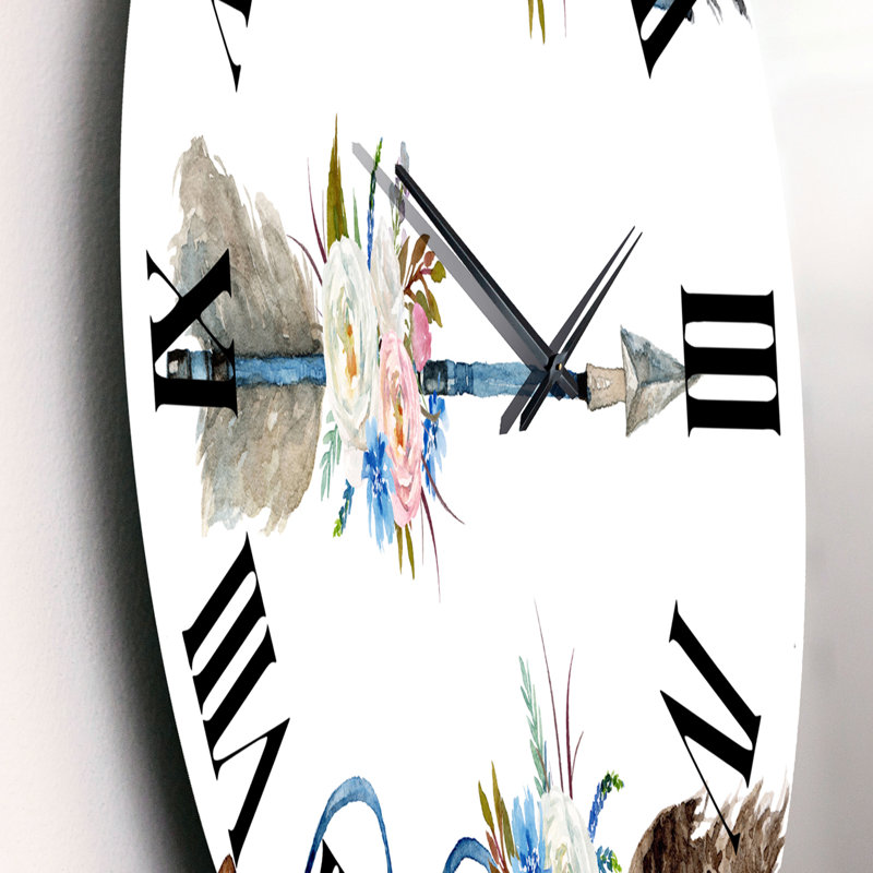 Horloge murale bohème et éclectique, Moyen