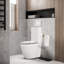 Siège de toilette allongé blanc 19 po PP