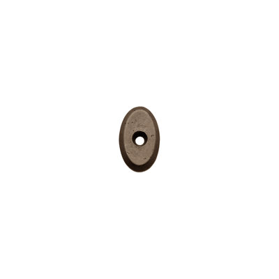 Oval Metal Knob Backplate