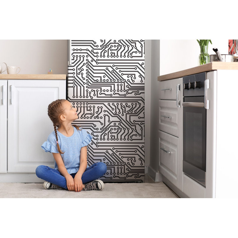 Abstract Door Decal