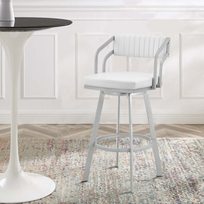 Tabouret à hauteur de comptoir pivotant de 26 po Lyla