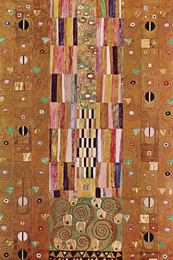 « frise » par gustav klimt,, impression