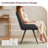 Modern Dining Chairs, Tech Fabric Upholstery with Stylish Design, Sofa-Level Cushioning, Pet-Friendly, Durable Scratch Resistant, for Kitchen, Dining Room or Home Office-16849741-32018537