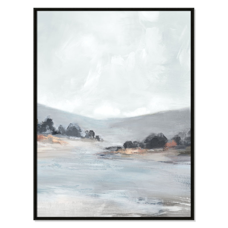 «Rolling Green Valleyys - Portrait Version Print» par Luna Mavis, Espresso, H 41,5 po x l 31,5 po